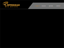 Tablet Screenshot of copperheadmfg.com